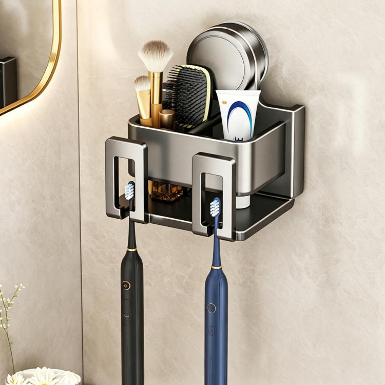 No-drill Vacuum Suction Cup Toothbrush Holder, Type:2-person(Grey)
No-drill Vacuum Suction Cup Toothbrush Holder, Type:2-person(Grey)