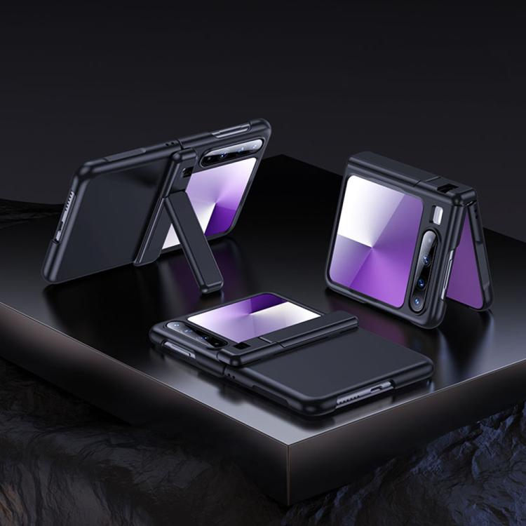 For Huawei Pura X Spray-Coated PC Spring Hinge Integrated Film Phone Case with Holder(Black)
For Huawei Pura X Spray-Coated PC Spring Hinge Integrated Film Phone Case with Holder(Black)