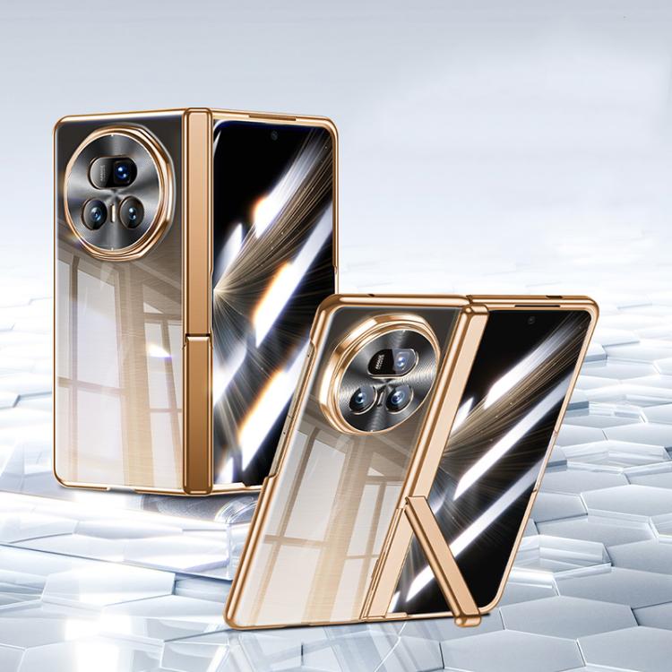 For Honor Magic V5 Electroplated Clear Spring Hinge Integrated Film Phone Case with Holder(Orange)
For Honor Magic V5 Electroplated Clear Spring Hinge Integrated Film Phone Case with Holder(Orange)