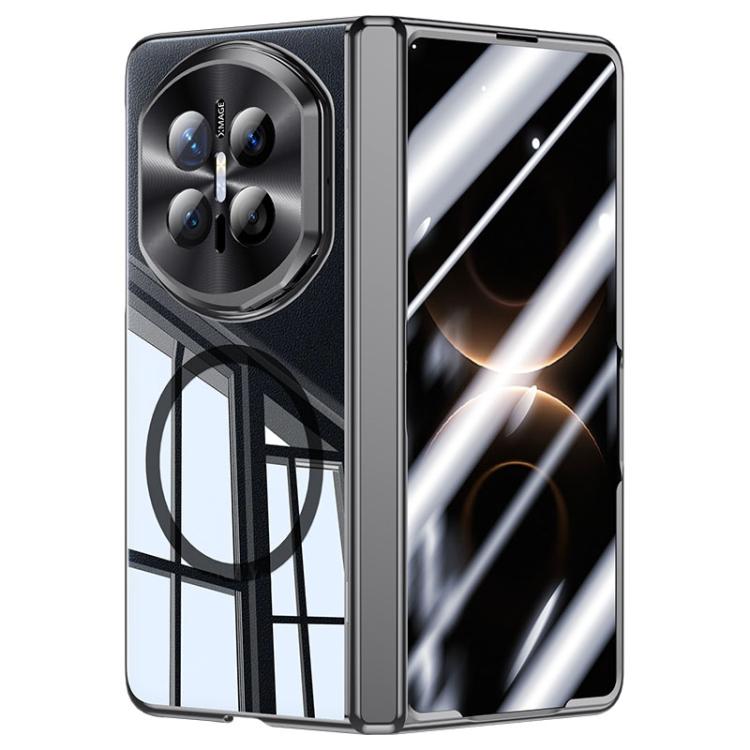 For Huawei Mate X7 Electroplated Clear Spring Hinge Integrated Film Magnetic Phone Case(Black)
For Huawei Mate X7 Electroplated Clear Spring Hinge Integrated Film Magnetic Phone Case(Black)