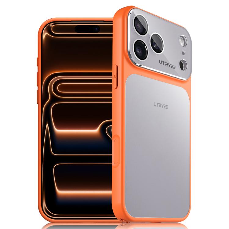 For iPhone 17 Pro Max UTRYEE Colorful Silver Magnetic Phone Case(Orange)
For iPhone 17 Pro Max UTRYEE Colorful Silver Magnetic Phone Case(Orange)