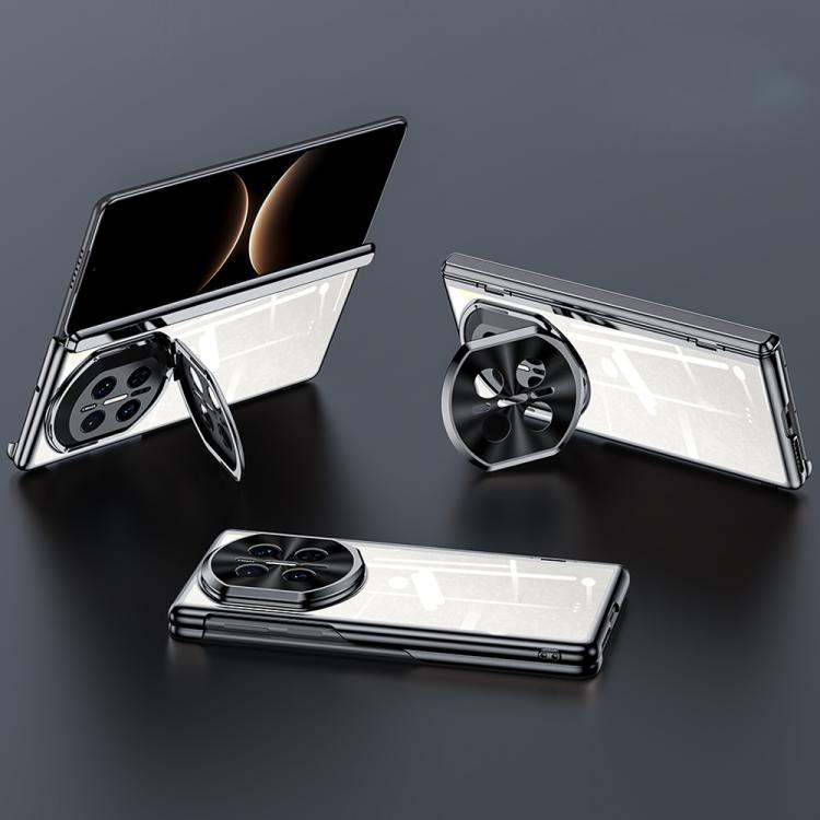For Huawei Mate X7 Electroplated Clear Dual-Hinge Metal Lens Holder Phone Case(Black)
For Huawei Mate X7 Electroplated Clear Dual-Hinge Metal Lens Holder Phone Case(Black)