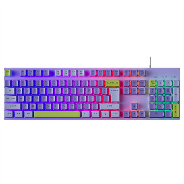 SHIPADOO GK80 104 Keys Mechanical Feel USB Wired Keyboard(Purple)
SHIPADOO GK80 104 Keys Mechanical Feel USB Wired Keyboard(Purple)