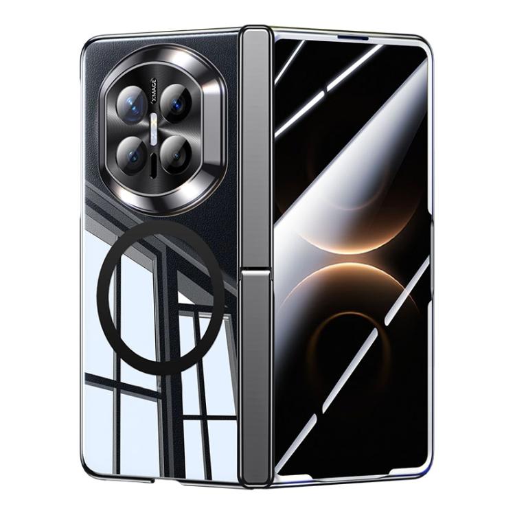 For Huawei Mate X7 Electroplated Clear Spring Hinge Holder Integrated Film Magnetic Phone Case(Black)
For Huawei Mate X7 Electroplated Clear Spring Hinge Holder Integrated Film Magnetic Phone Case(Black)