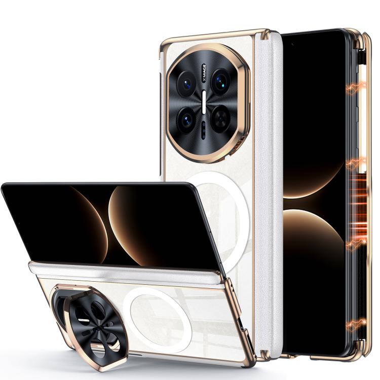 For Huawei Mate X7 Electroplated Clear Dual-Hinge Lens Holder Magnetic Ring Phone Case(White)
For Huawei Mate X7 Electroplated Clear Dual-Hinge Lens Holder Magnetic Ring Phone Case(White)