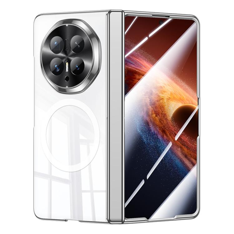 For Honor Magic V6 Electroplated Clear Spring Hinge Integrated Film Magnetic Phone Case(White)
For Honor Magic V6 Electroplated Clear Spring Hinge Integrated Film Magnetic Phone Case(White)