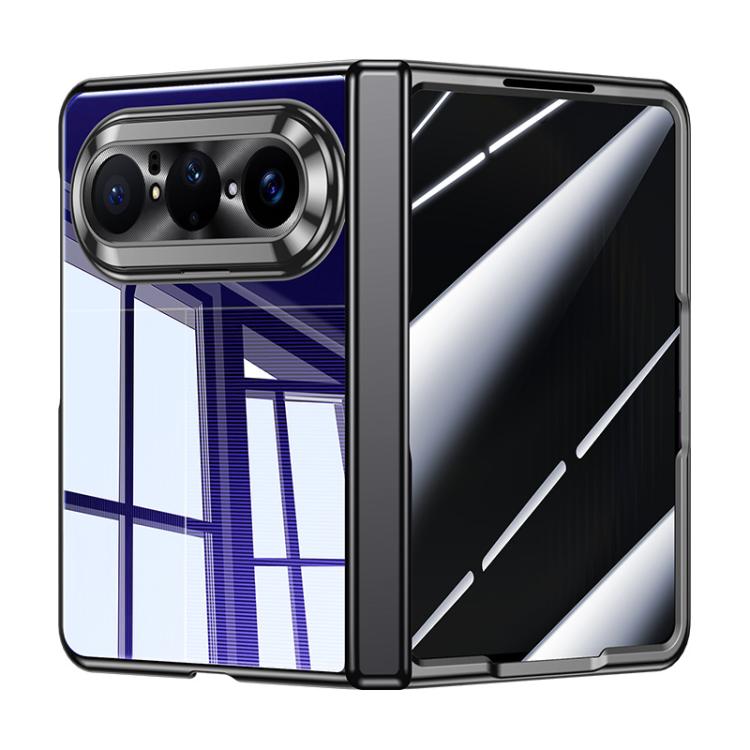 For Huawei Pura X Max Electroplated Clear Spring Hinge Integrated Film Phone Case(Black)
For Huawei Pura X Max Electroplated Clear Spring Hinge Integrated Film Phone Case(Black)