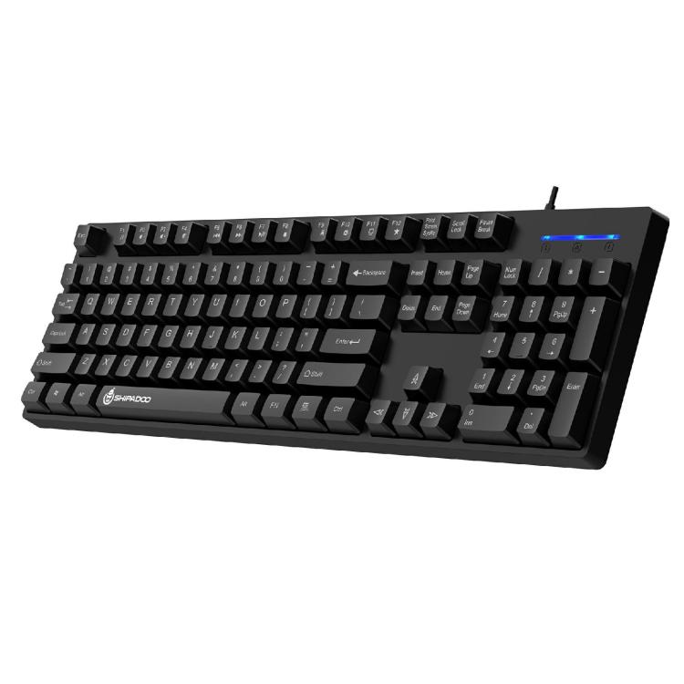 SHIPADOO K600 Wide System Compatibility Ergonomic Wired Keyboard(Black)
SHIPADOO K600 Wide System Compatibility Ergonomic Wired Keyboard(Black)