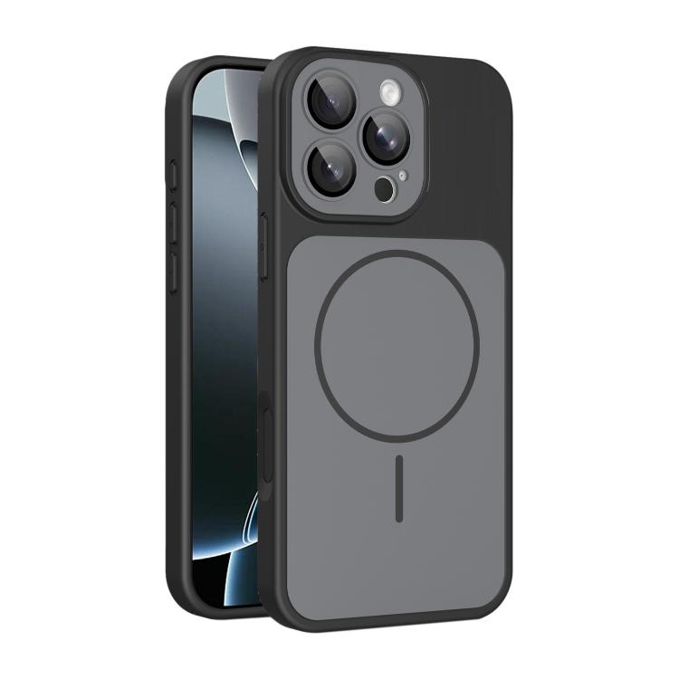 For iPhone 16 Pro Shield Contrast Color Magnetic Phone Case with Lens Protector(Black)
For iPhone 16 Pro Shield Contrast Color Magnetic Phone Case with Lens Protector(Black)