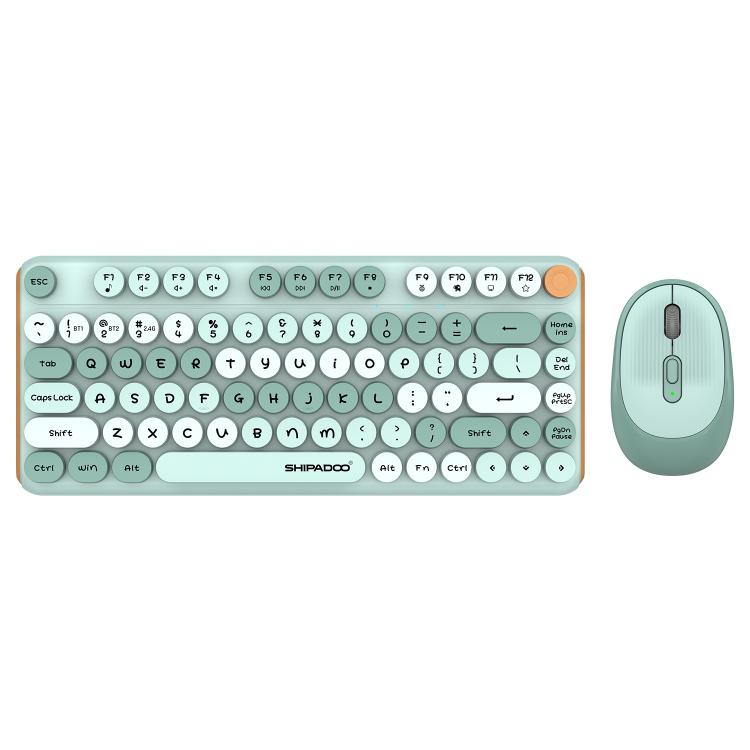 SHIPADOO W688 2.4G + BT 1600 DPI Wireless Keyboard Mouse Set(Green)
SHIPADOO W688 2.4G + BT 1600 DPI Wireless Keyboard Mouse Set(Green)