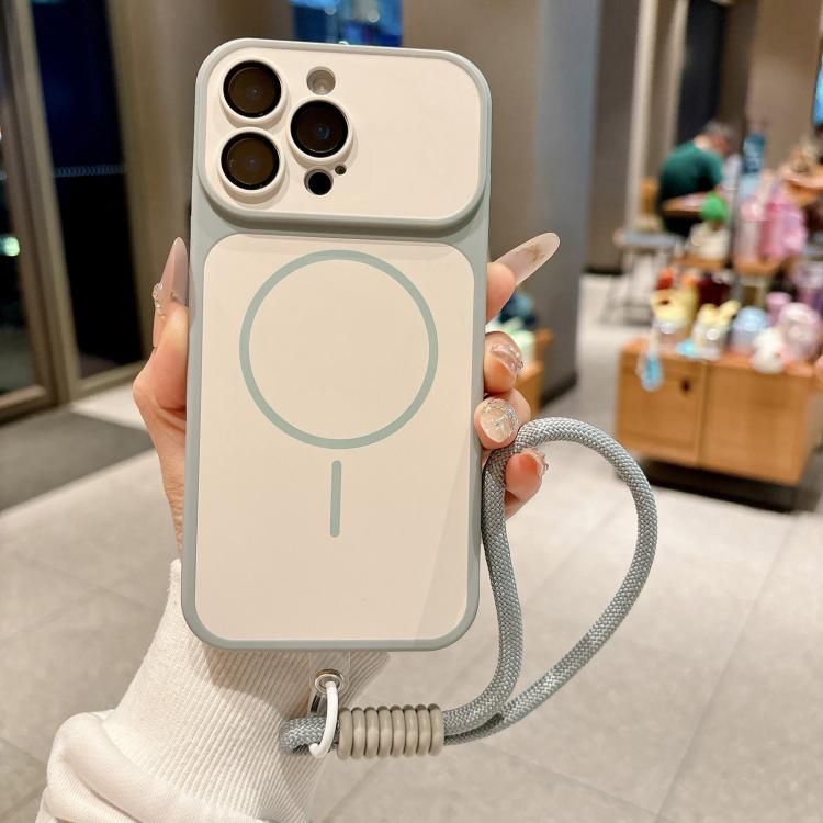 For iPhone 13 Pro Shield Contrast Color Magnetic Phone Case with Lens Protector and Wrist Strap(Grey)
For iPhone 13 Pro Shield Contrast Color Magnetic Phone Case with Lens Protector and Wrist Strap(Grey)