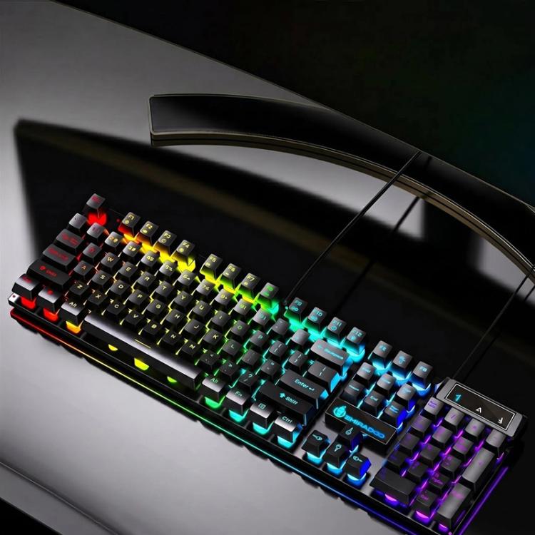 SHIPADOO K500 Floating Square Keycap Colorful Backlight USB Wired Keyboard(Black)
SHIPADOO K500 Floating Square Keycap Colorful Backlight USB Wired Keyboard(Black)
