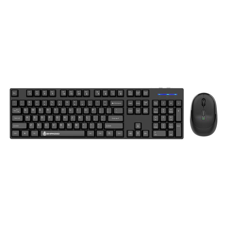 SHIPADOO W1060 2.4G 1600 DPI Wireless Keyboard Mouse Set(Black)
SHIPADOO W1060 2.4G 1600 DPI Wireless Keyboard Mouse Set(Black)