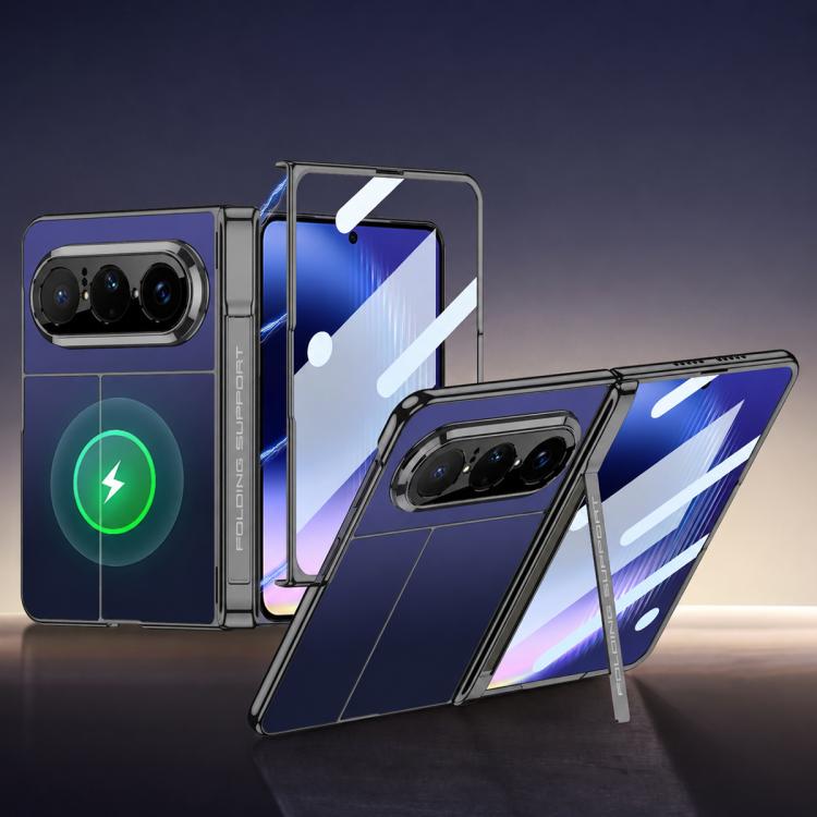 For Huawei Pura X Max GKK Integrated Magnetic Folding Hinge AG Phantom Magnetic Phone Case with Side Cover Stand(Blue)
For Huawei Pura X Max GKK Integrated Magnetic Folding Hinge AG Phantom Magnetic Phone Case with Side Cover Stand(Blue)