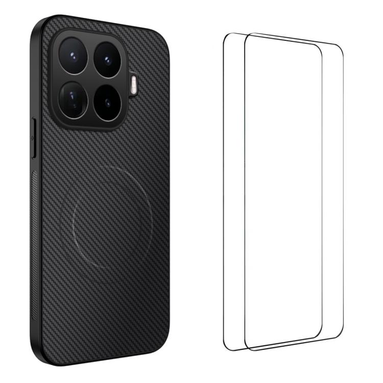 For Xiaomi 17T Pro 5G WANLONFENG TQ1 Series Magnetic Carbon Fiber Texture Phone Case with 2pcs Screen Films(Black)
For Xiaomi 17T Pro 5G WANLONFENG TQ1 Series Magnetic Carbon Fiber Texture Phone Case with 2pcs Screen Films(Black)