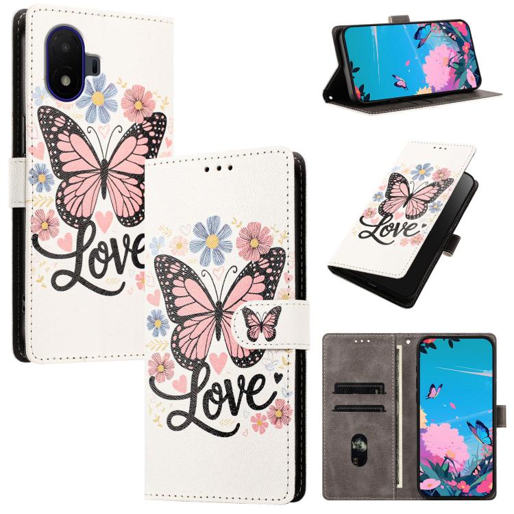 For TCL K70 SE T453D CH002 Colored Drawing Buckle Clasp Vegan Leather Phone Case(Pink Butterflies)
For TCL K70 SE T453D CH002 Colored Drawing Buckle Clasp Vegan Leather Phone Case(Pink Butterflies)