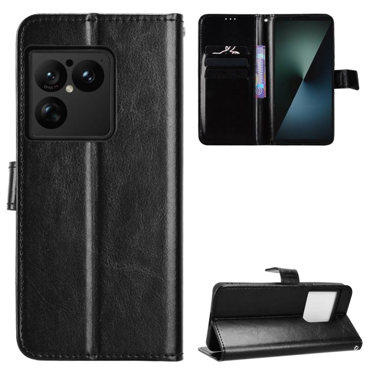 For Sony Xperia 1 VIII Retro Crazy Horse Texture Vegan Leather Phone Case(Black)
For Sony Xperia 1 VIII Retro Crazy Horse Texture Vegan Leather Phone Case(Black)