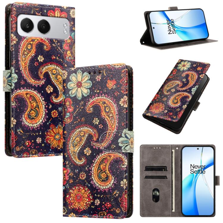 For OnePlus Nord 4 CH002 Colored Drawing Buckle Clasp Vegan Leather Phone Case(Paisley Pattern)
For OnePlus Nord 4 CH002 Colored Drawing Buckle Clasp Vegan Leather Phone Case(Paisley Pattern)