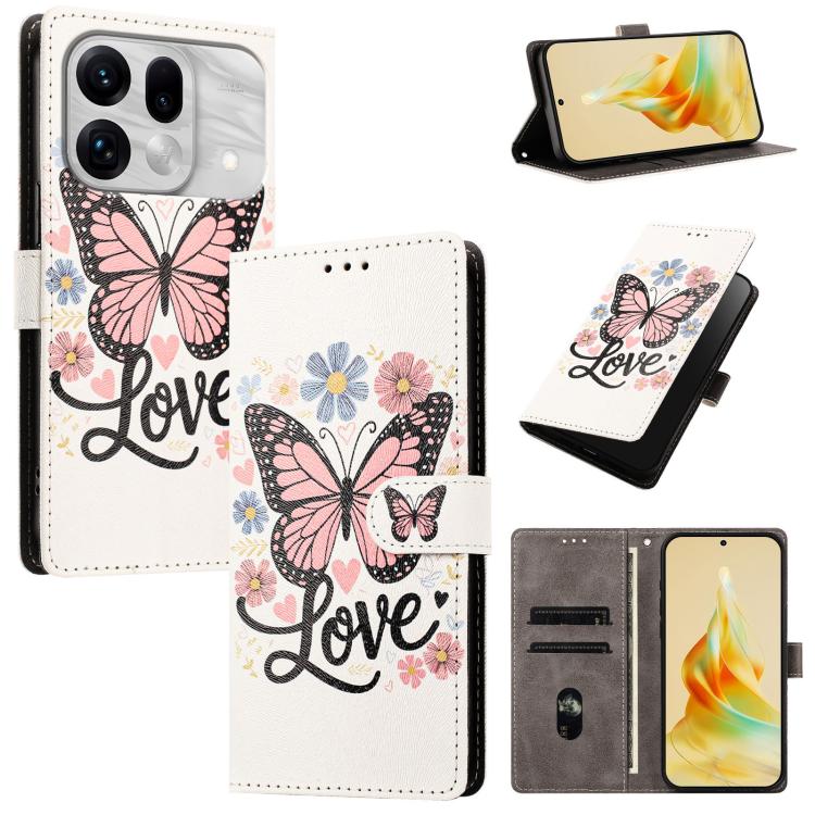 For OPPO Find X9s Pro CH002 Colored Drawing Buckle Clasp Vegan Leather Phone Case(Pink Butterflies)
For OPPO Find X9s Pro CH002 Colored Drawing Buckle Clasp Vegan Leather Phone Case(Pink Butterflies)