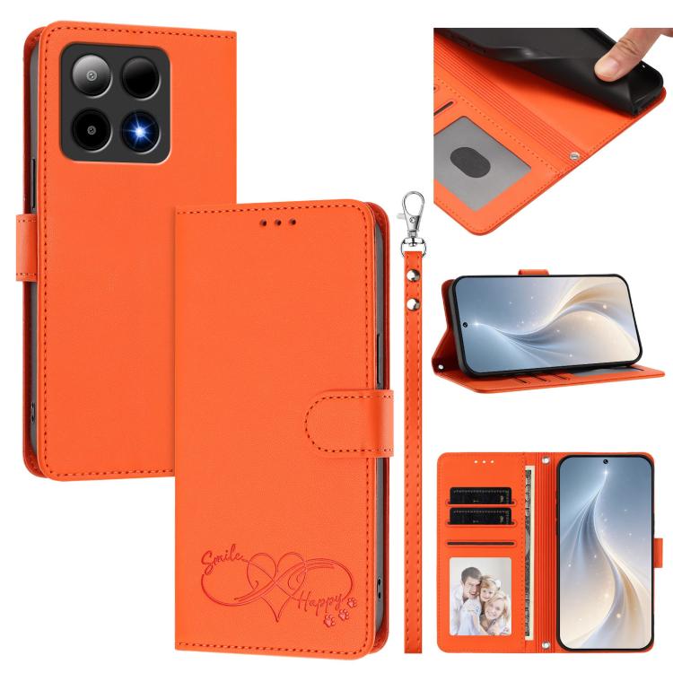 For Boost MobIle Summit 5G Happy Heart Pattern Magnetic Closure Vegan Leather Phone Case with Wrist Strap(Orange)
For Boost MobIle Summit 5G Happy Heart Pattern Magnetic Closure Vegan Leather Phone Case with Wrist Strap(Orange)