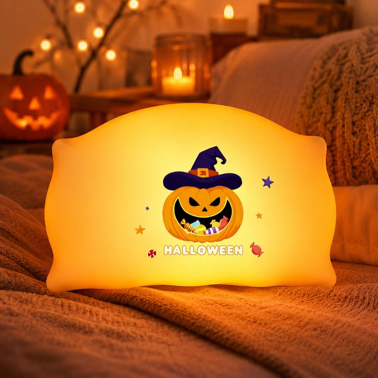 ZHL001W Halloween Pillow Silicone Night Light(Pumpkin)
ZHL001W Halloween Pillow Silicone Night Light(Pumpkin)