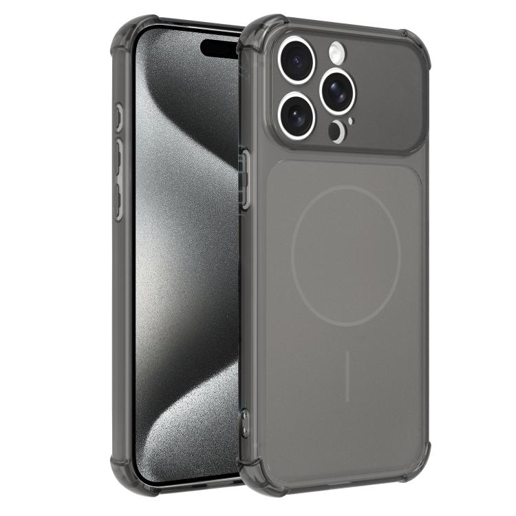 For iPhone 15 Pro Max Transforms Into 17 Large Window Frosted Airbag Shockproof TPU Phone Case(Black)
For iPhone 15 Pro Max Transforms Into 17 Large Window Frosted Airbag Shockproof TPU Phone Case(Black)