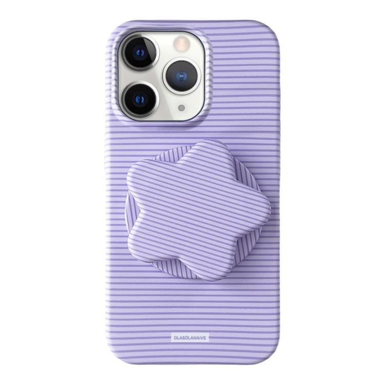 For iPhone 11 Pro Macaron Striped Full Coverage PC Phone Case with Star Holder(Purple)
For iPhone 11 Pro Macaron Striped Full Coverage PC Phone Case with Star Holder(Purple)