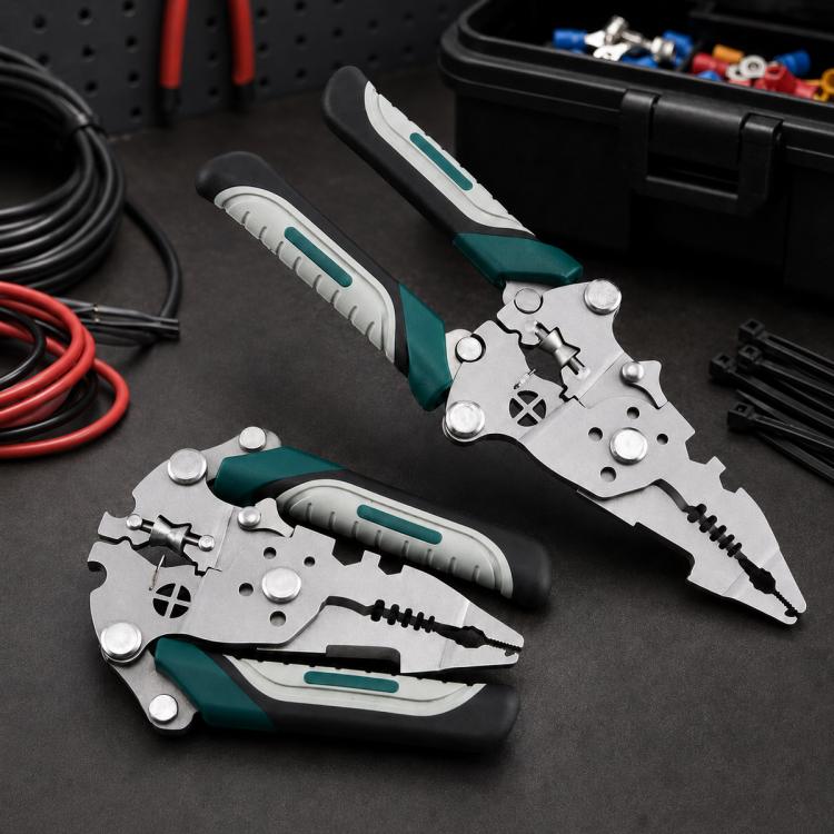 Multi-functional Handheld Foldable Cable Stripping Pliers(Black Green)
Multi-functional Handheld Foldable Cable Stripping Pliers(Black Green)