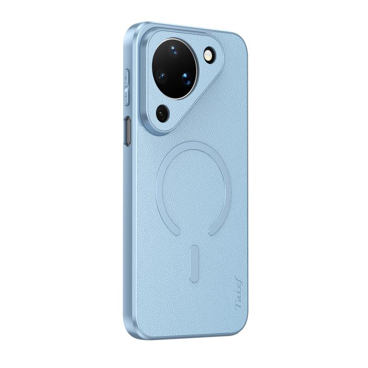 For Huawei Pura 90 5G Sheepskin Vegan Leather Magnetic Phone Case(Blue)
For Huawei Pura 90 5G Sheepskin Vegan Leather Magnetic Phone Case(Blue)