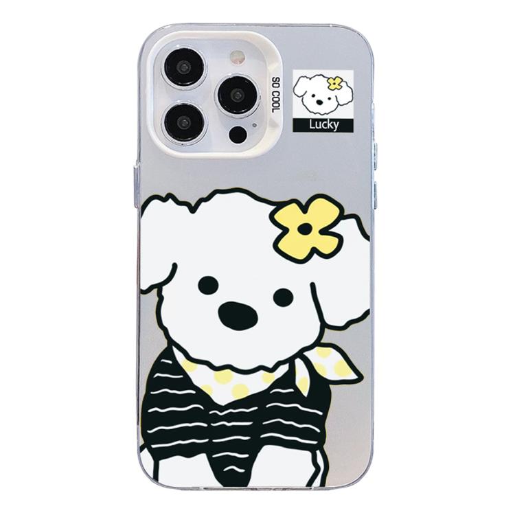 For iPhone 13 Pro Max Colorful Silver Pattern PC Hybrid TPU Phone Case(White Puppy)
For iPhone 13 Pro Max Colorful Silver Pattern PC Hybrid TPU Phone Case(White Puppy)