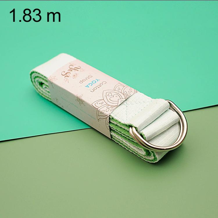 1.83m Two-Tone Multifunctional Yoga Stretch Cotton Belt Yoga Rope(Mint Green)
1.83m Two-Tone Multifunctional Yoga Stretch Cotton Belt Yoga Rope(Mint Green)