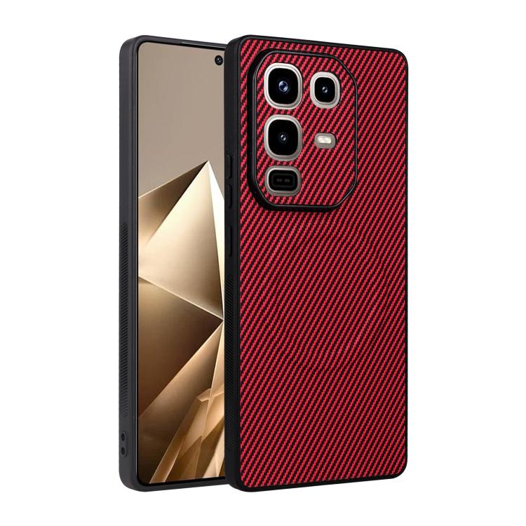 For Infinix Note 50s 5G Precise Cutout Carbon Fiber Texture Vegan Leather Phone Case(Red)
For Infinix Note 50s 5G Precise Cutout Carbon Fiber Texture Vegan Leather Phone Case(Red)