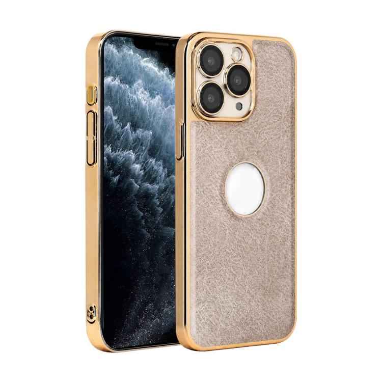 For iPhone 11 Pro Cowhide Texture Electroplated Frame PC + Vegan Leather Phone Case(Beige)
For iPhone 11 Pro Cowhide Texture Electroplated Frame PC + Vegan Leather Phone Case(Beige)