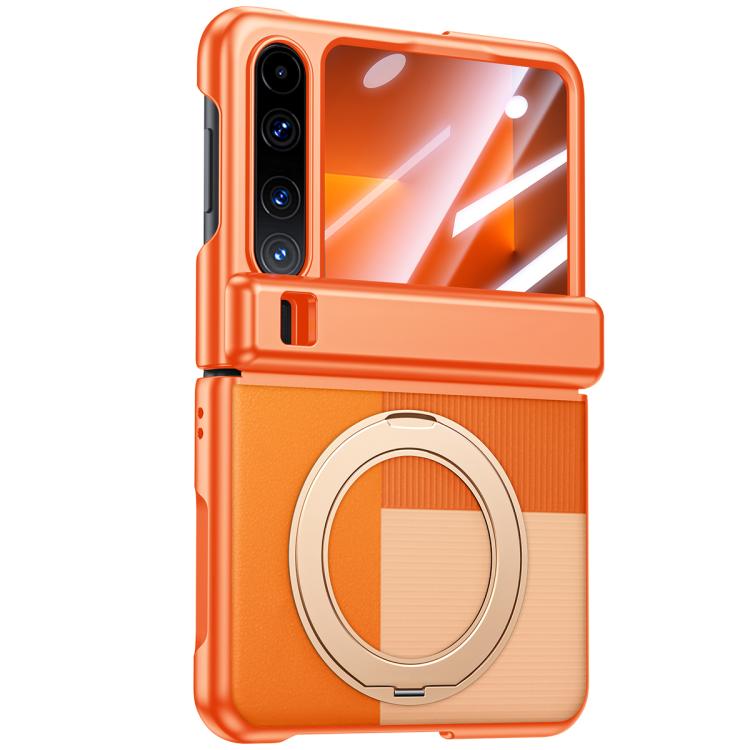 For Huawei Pura X Skin Feel Frosted Hinge Integrated Film 360 Magnetic Ring Holder Phone Case(Orange)
For Huawei Pura X Skin Feel Frosted Hinge Integrated Film 360 Magnetic Ring Holder Phone Case(Orange)