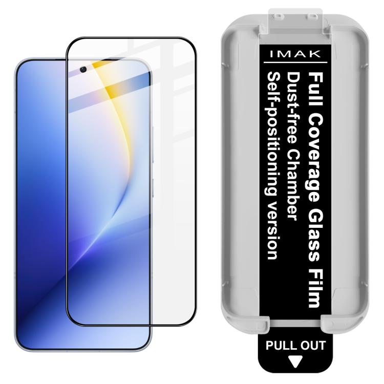 For Honor Win Turbo 5G imak Dust-free Chamber Locator Full Coverage Tempered Glass Film, Support Fingerprint Unlocking
For Honor Win Turbo 5G imak Dust-free Chamber Locator Full Coverage Tempered Glass Film, Support Fingerprint Unlocking