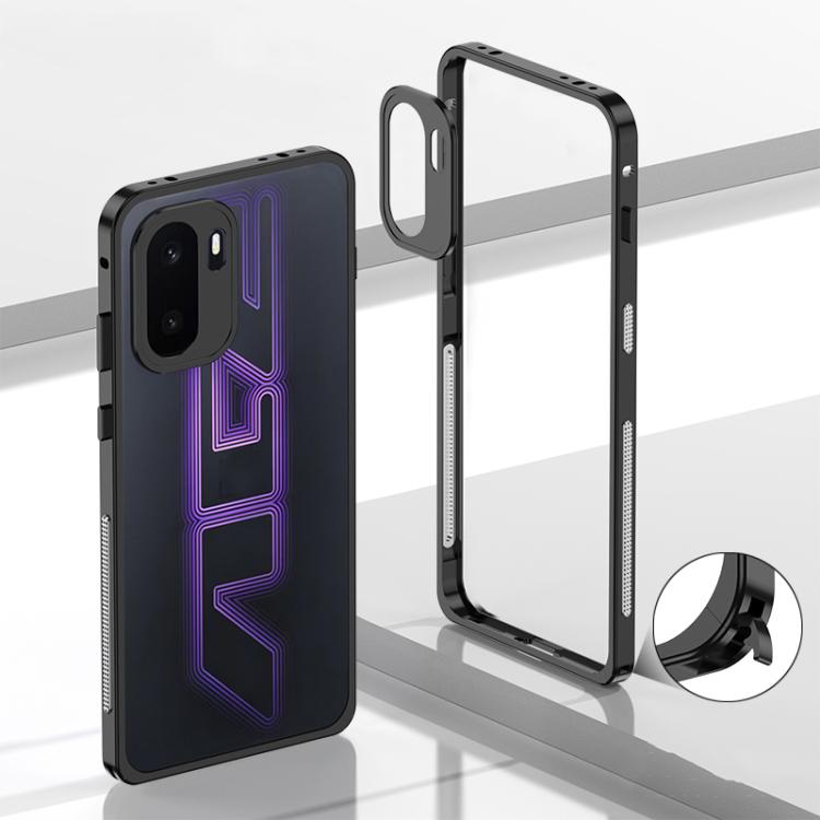 For OnePlus Ace 6 Ultra Metal Frame Heat Dissipation Phone Case with Camera Guard Ring(Black)
For OnePlus Ace 6 Ultra Metal Frame Heat Dissipation Phone Case with Camera Guard Ring(Black)