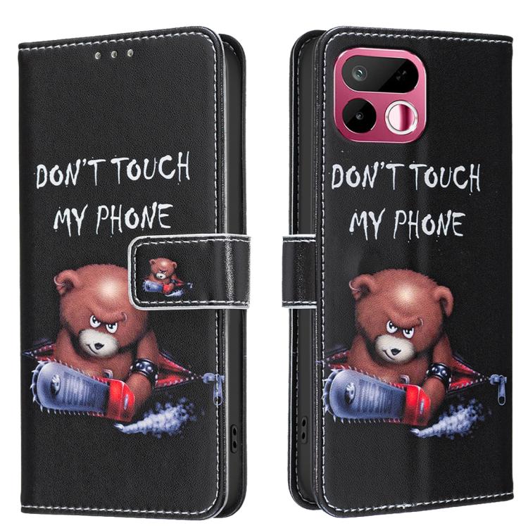 For Realme 16T 5G Colored Drawing Pattern Vegan Leather Phone Case(Bear)
For Realme 16T 5G Colored Drawing Pattern Vegan Leather Phone Case(Bear)