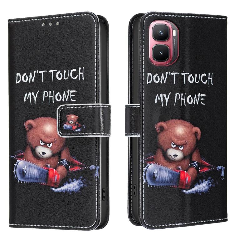 For Infinix GT 50 Pro 5G Colored Drawing Pattern Vegan Leather Phone Case(Bear)
For Infinix GT 50 Pro 5G Colored Drawing Pattern Vegan Leather Phone Case(Bear)