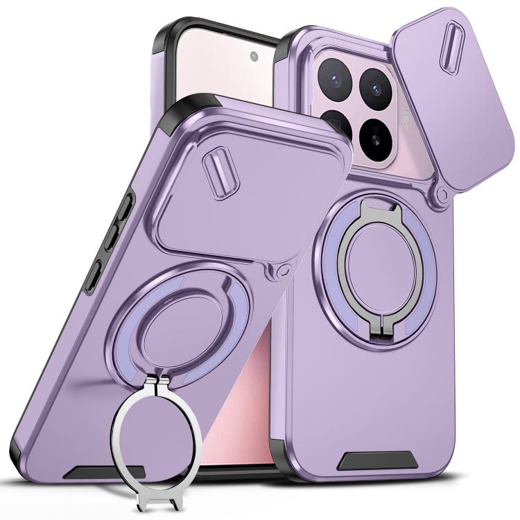 For Xiaomi 17T 5G Sliding Camshield Ring Holder Phone Case(Purple)
For Xiaomi 17T 5G Sliding Camshield Ring Holder Phone Case(Purple)