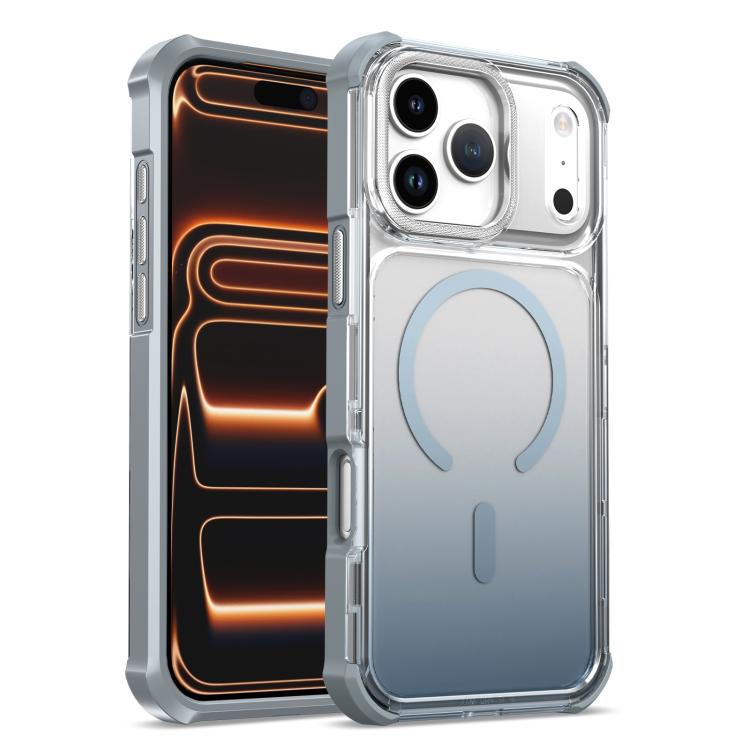 For iPhone 17 Pro Max Transparent Gradient Magnetic Phone Case(Grey)
For iPhone 17 Pro Max Transparent Gradient Magnetic Phone Case(Grey)
