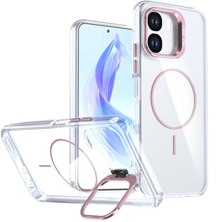 For OPPO A6x 4G / 5G / 5G India Bright Color Clear MagSafe Lens Frame Holder Phone Case(Pink)
For OPPO A6x 4G / 5G / 5G India Bright Color Clear MagSafe Lens Frame Holder Phone Case(Pink)
