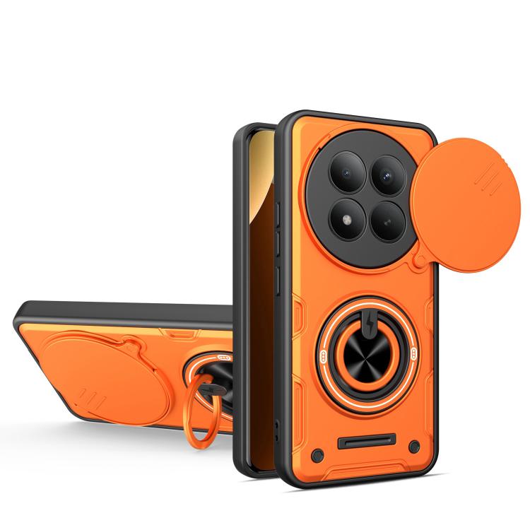 For Redmi Note 15 Pro+ 5G Global 163.3mm Multifunctional Sliding Camshield Ring Holder Phone Case(Orange)
For Redmi Note 15 Pro+ 5G Global 163.3mm Multifunctional Sliding Camshield Ring Holder Phone Case(Orange)
