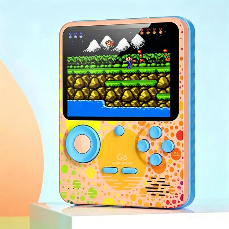 G6 3.5 Inch Screen Handheld Game Console Video Gaming Machine for Kids, Model:Single(Pink Blue)
G6 3.5 Inch Screen Handheld Game Console Video Gaming Machine for Kids, Model:Single(Pink Blue)