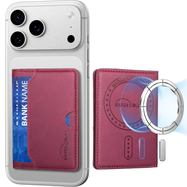 BINFEN COLOR BFK39 Calf Texture Vegan Leather Magnetic Wallet Card Holder(Rose Red)
BINFEN COLOR BFK39 Calf Texture Vegan Leather Magnetic Wallet Card Holder(Rose Red)