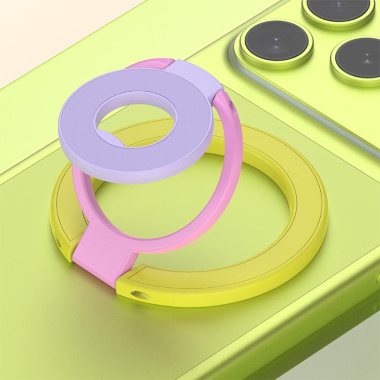 Triple Color Design 360 Degree Rotation Ring Buckle Magnetic Phone Holder(Yellow Pink Purple)
Triple Color Design 360 Degree Rotation Ring Buckle Magnetic Phone Holder(Yellow Pink Purple)