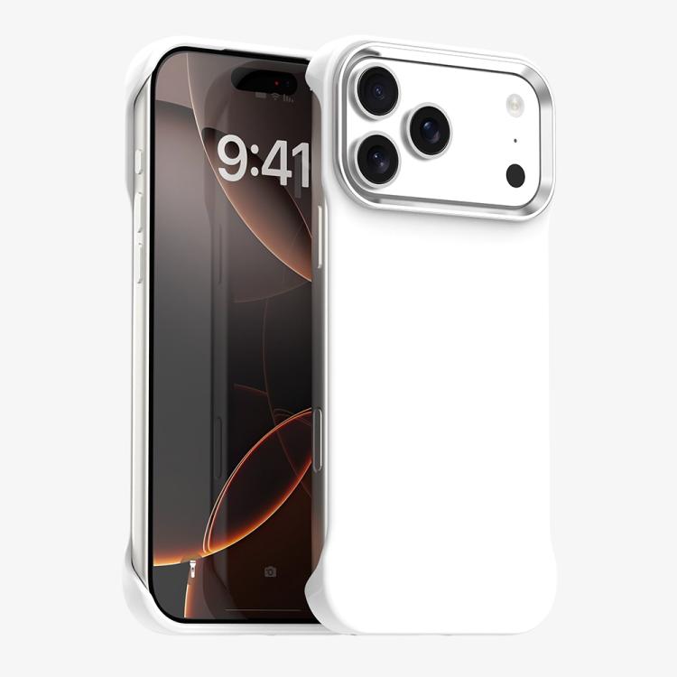 For iPhone 17 Pro Max Ultra-Slim Frameless TPU + PET + PC Shockproof Phone Case(White)
For iPhone 17 Pro Max Ultra-Slim Frameless TPU + PET + PC Shockproof Phone Case(White)