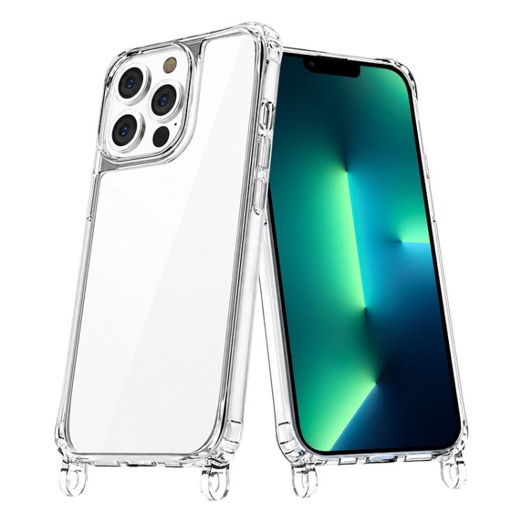 For iPhone 13 Pro Clear Acrylic Airbag Phone Case with Lanyard Holes(Transparent)
For iPhone 13 Pro Clear Acrylic Airbag Phone Case with Lanyard Holes(Transparent)