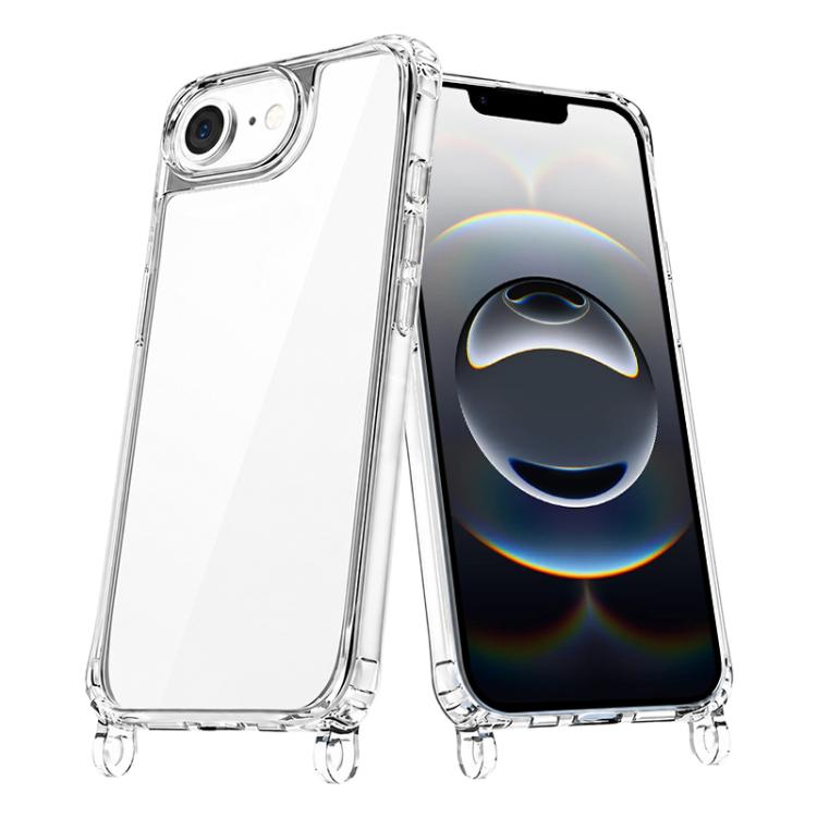 For iPhone 17e / 16e Clear Acrylic Airbag Phone Case with Lanyard Holes(Transparent)
For iPhone 17e / 16e Clear Acrylic Airbag Phone Case with Lanyard Holes(Transparent)