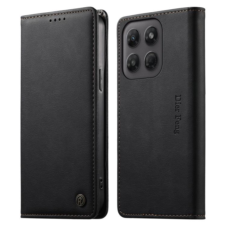 For Motorola Moto G47 / G37 / G37 Power 5G Dierfeng Metal Snap Magnetic RFID Vegan Leather Phone Case(Black)
For Motorola Moto G47 / G37 / G37 Power 5G Dierfeng Metal Snap Magnetic RFID Vegan Leather Phone Case(Black)