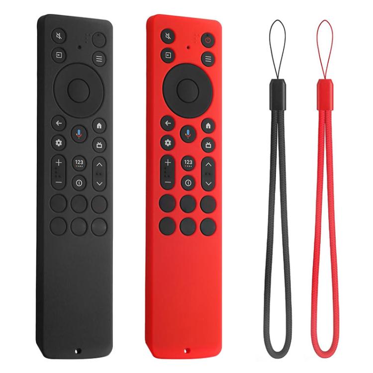 For TCL RC923A / RC813A TV Remote XDcase 2pcs Soft Silicone Protective Case with Mini Strap(Red Black)
For TCL RC923A / RC813A TV Remote XDcase 2pcs Soft Silicone Protective Case with Mini Strap(Red Black)